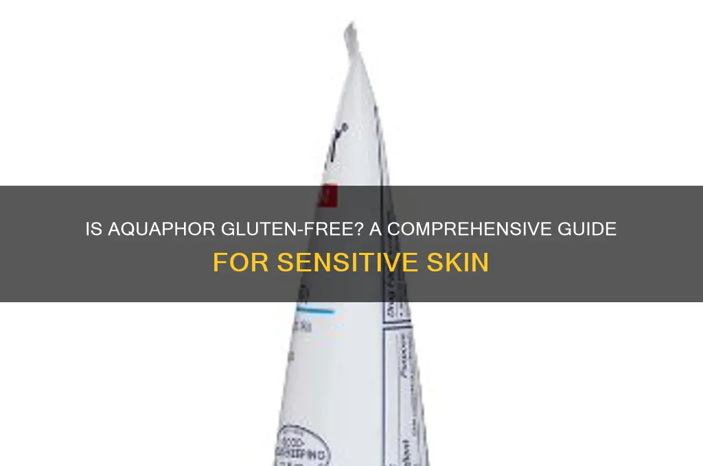 is aquafor gluten free