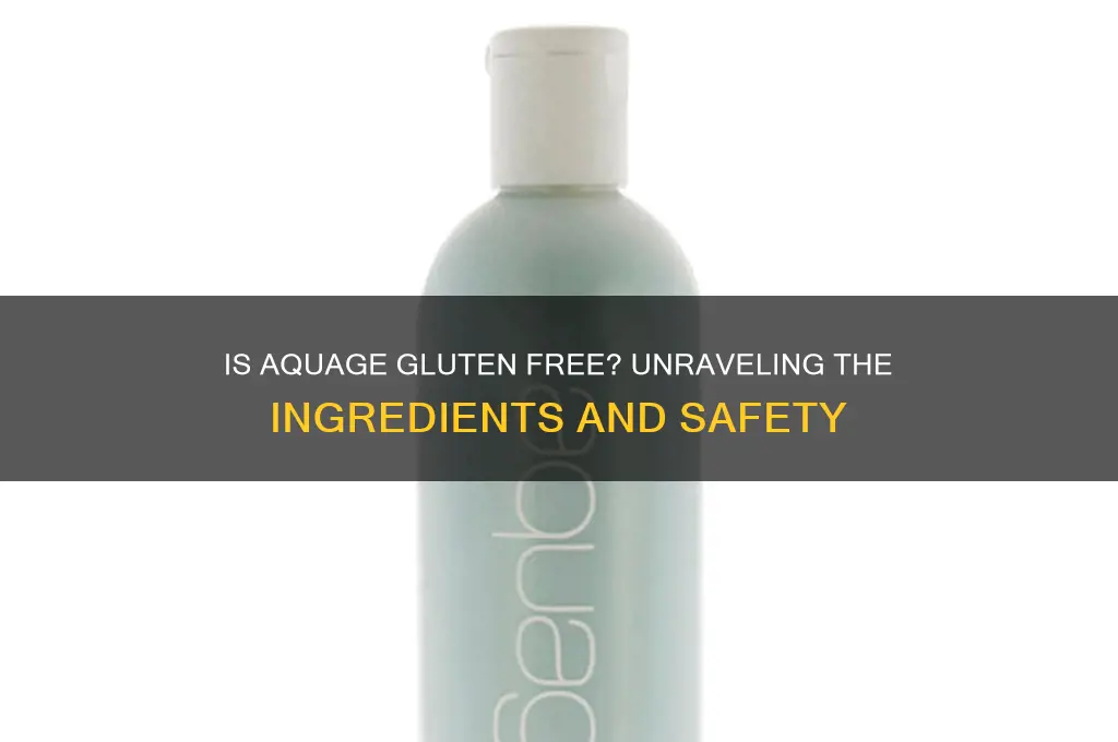 is aquage gluten free