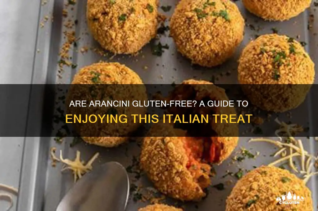 is arancini gluten free