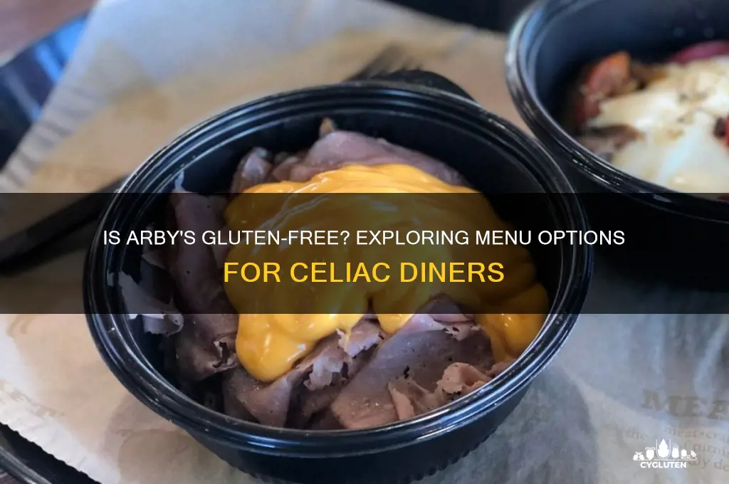 is arbys gluten free