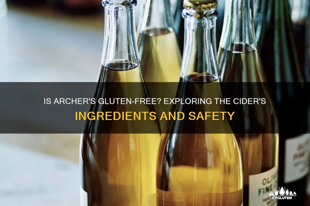 is archers gluten free
