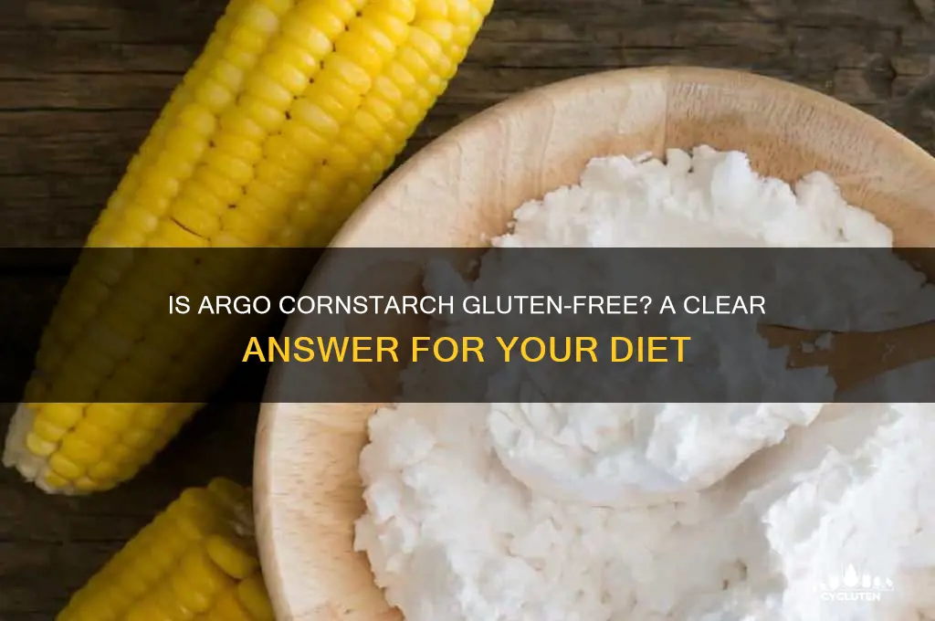 is argo cornstarch gluten free