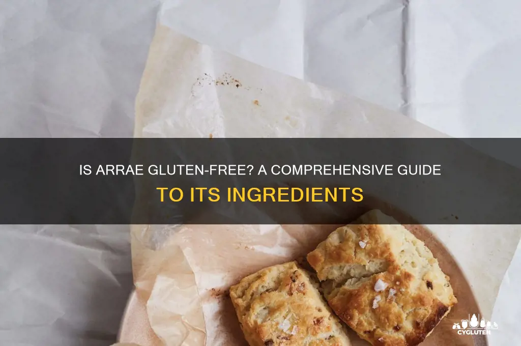 is arrae gluten free