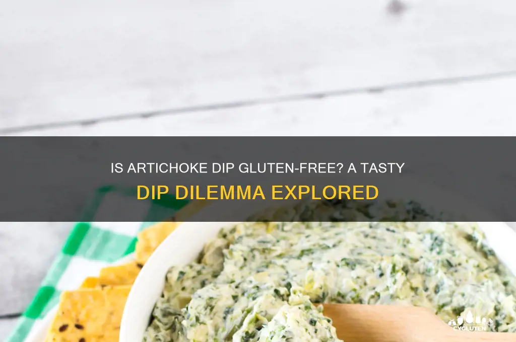 is artichoke dip gluten free