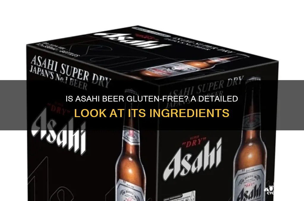 is asahi beer gluten free