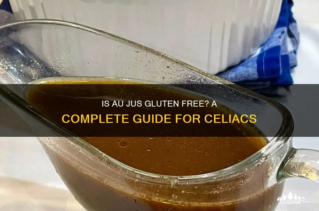 is au jus gluten free