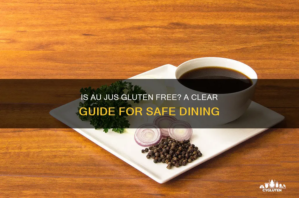 is aujus gluten free