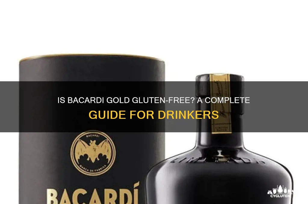 is bacardi gold gluten free