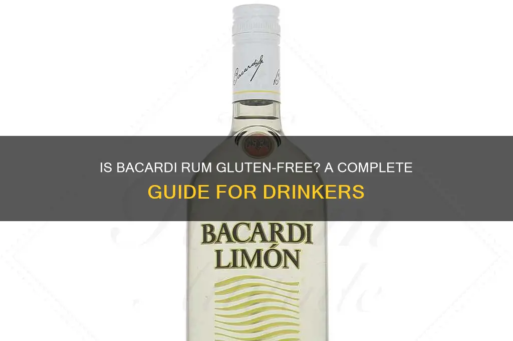 is bacardi rum gluten free