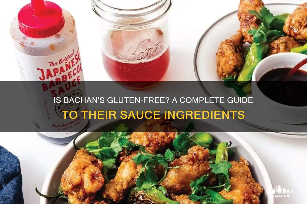 is bachans gluten free