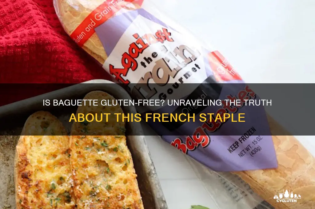 is baguette gluten free