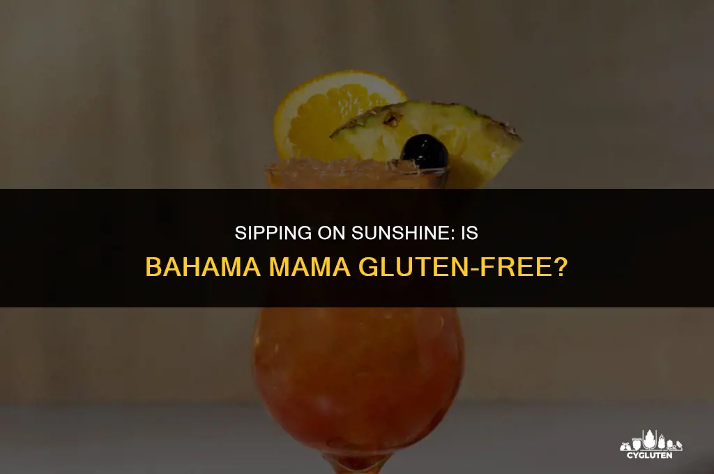 is bahama mama gluten free