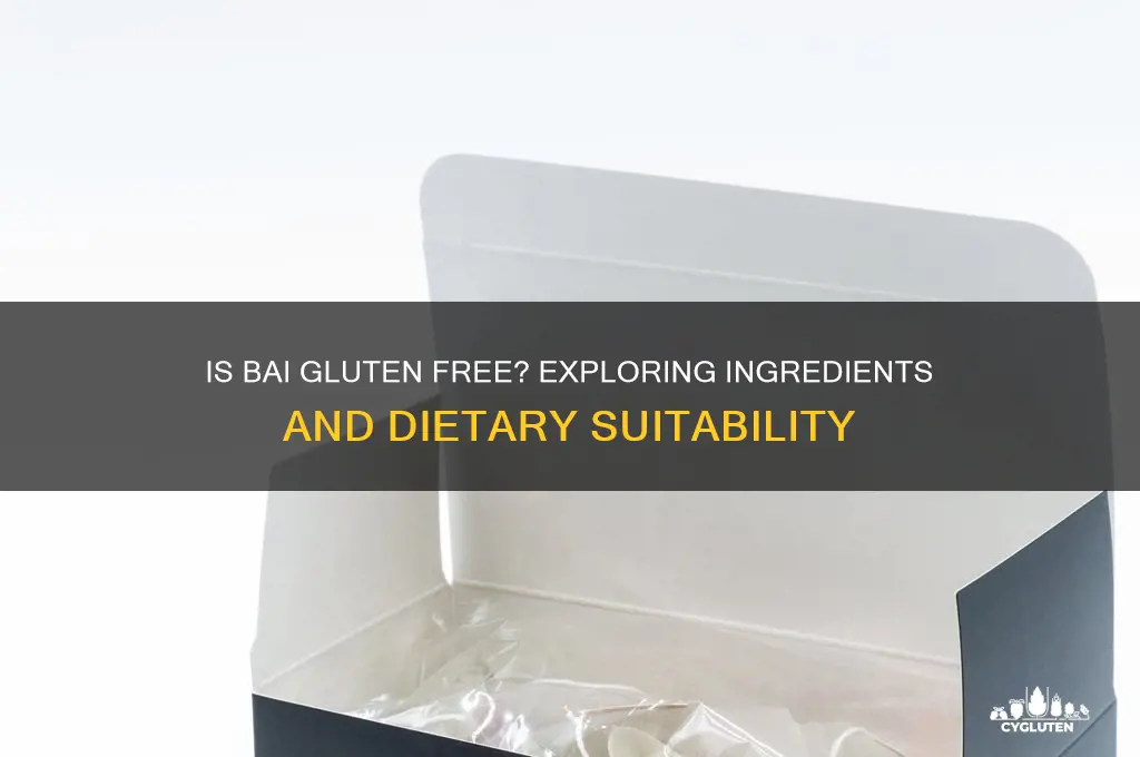 is bai gluten free
