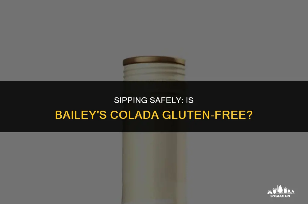 is baileys colada gluten free