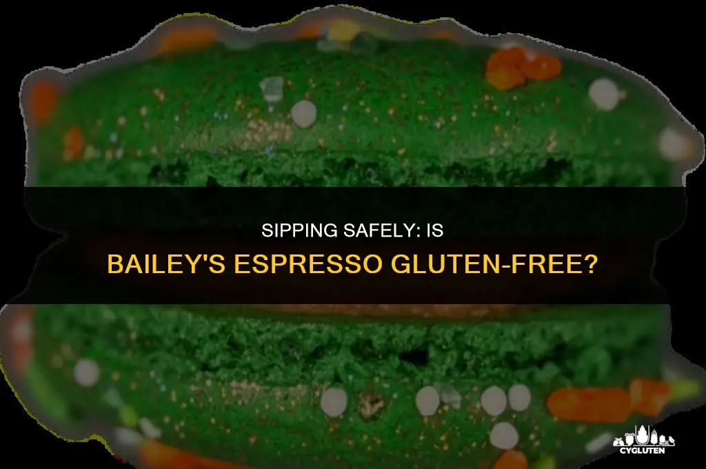 is baileys espresso gluten free