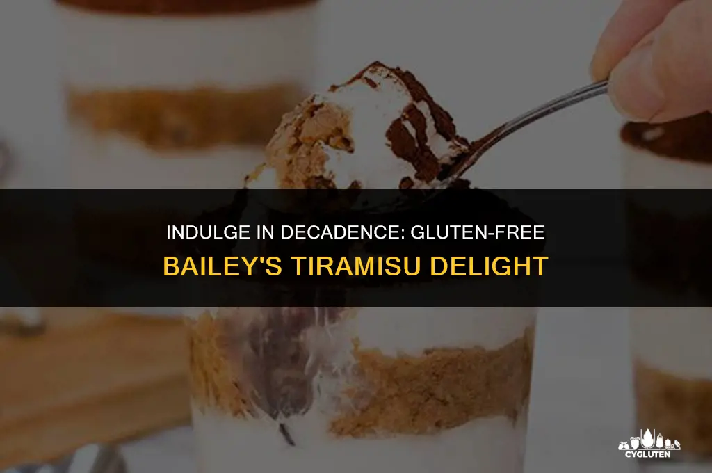 is baileys tiramisu gluten free