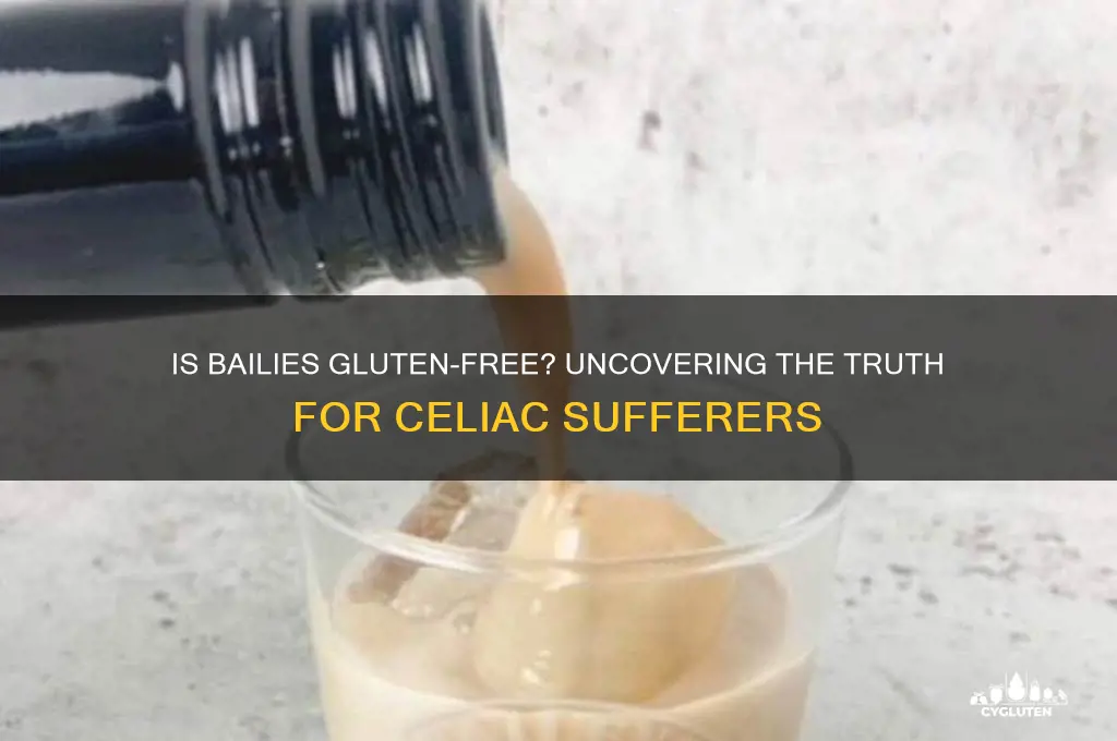 is bailies gluten free