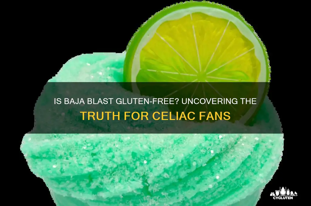 is baja blast gluten free