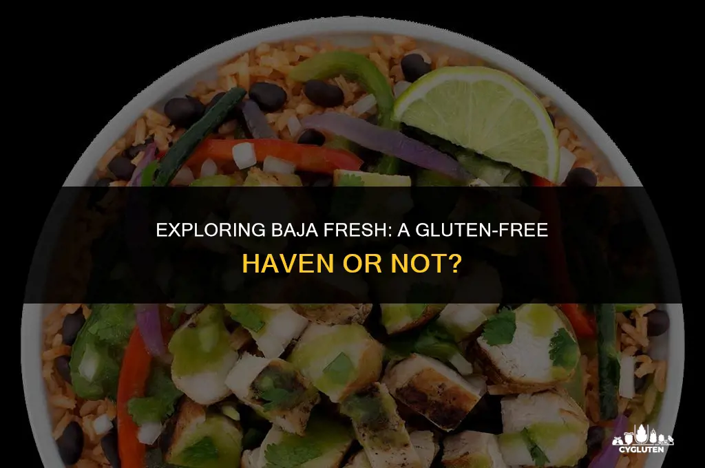 is baja fresh gluten free