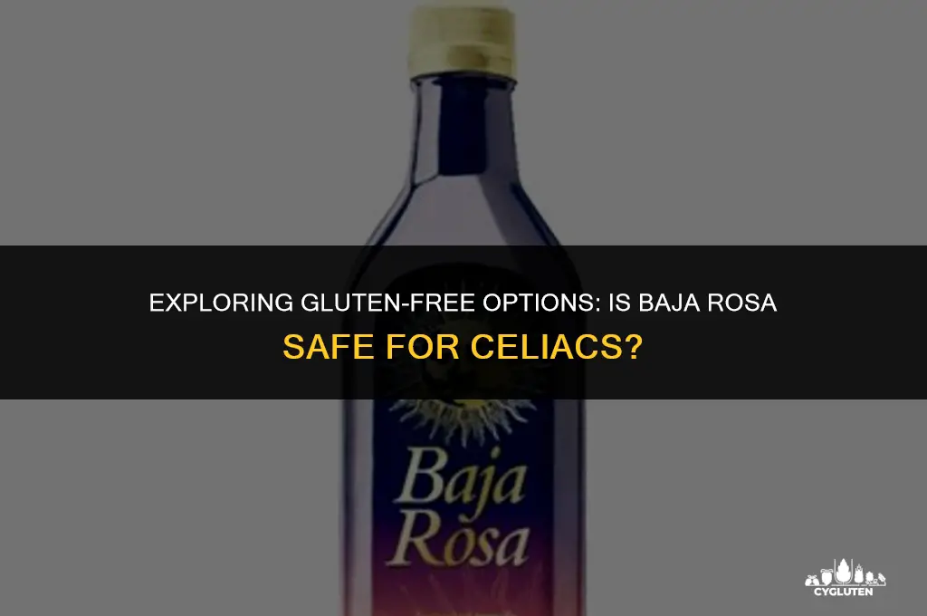 is baja rosa gluten free