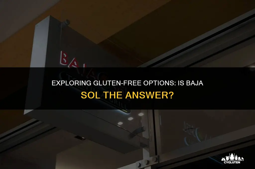 is baja sol gluten free