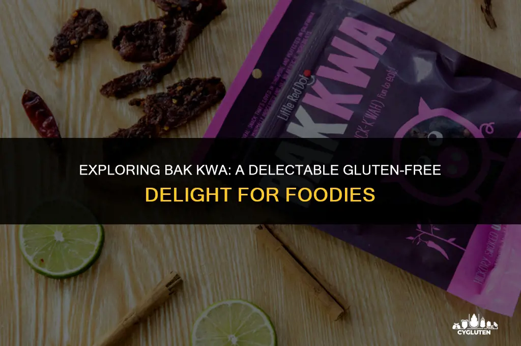 is bak kwa gluten free
