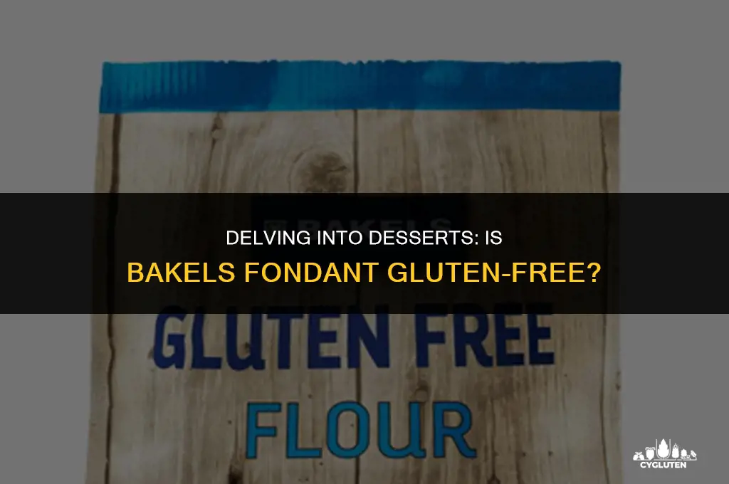 is bakels fondant gluten free