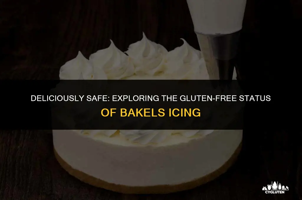 is bakels icing gluten free