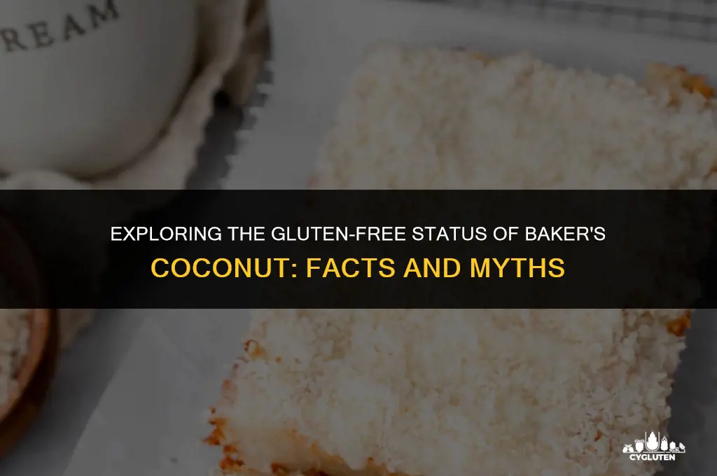 is bakers coconut gluten free
