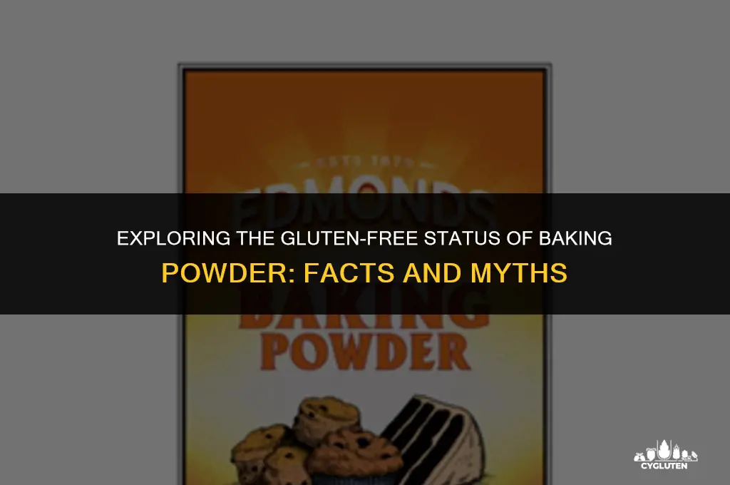 is baking piwder gluten free