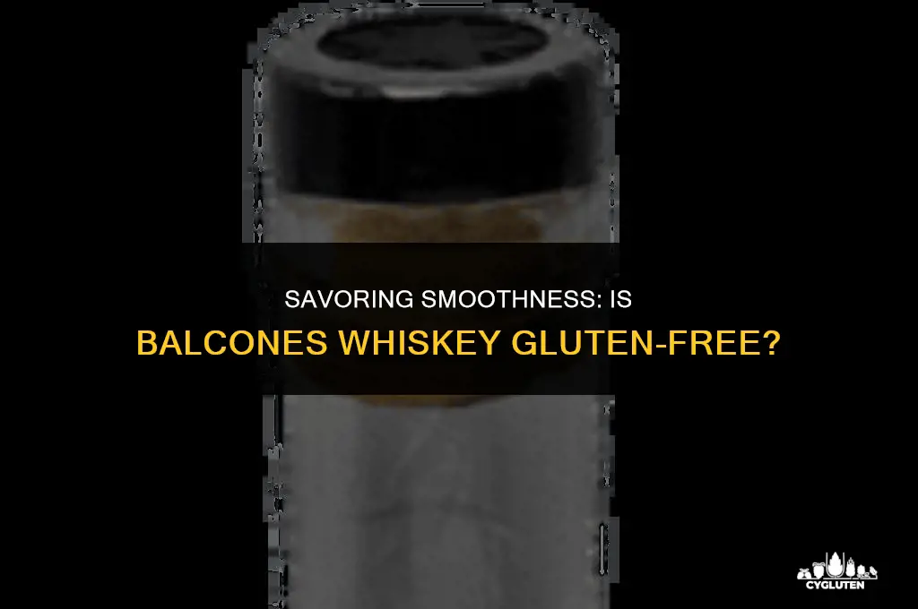 is balcones whiskey gluten free