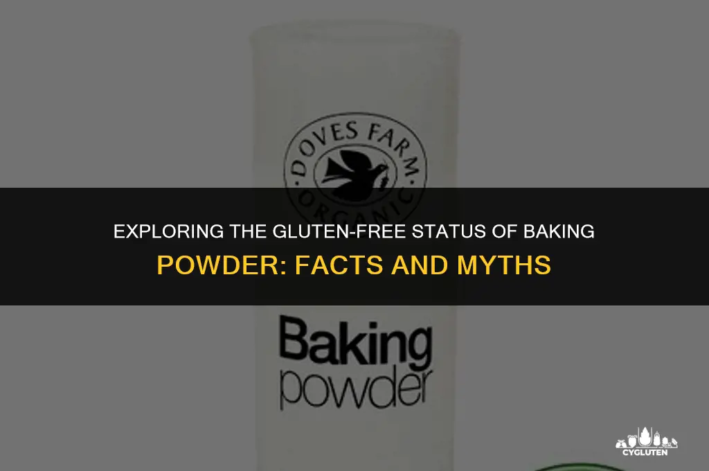 is baling powder gluten free
