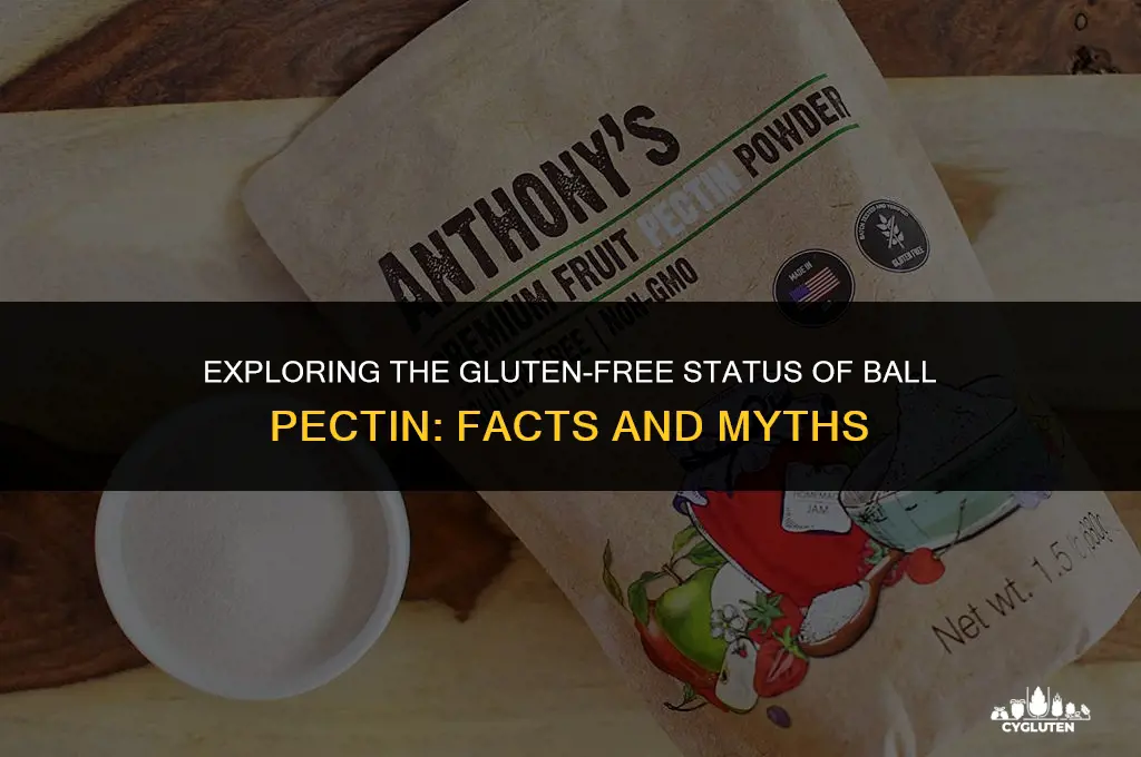 is ball pectin gluten free