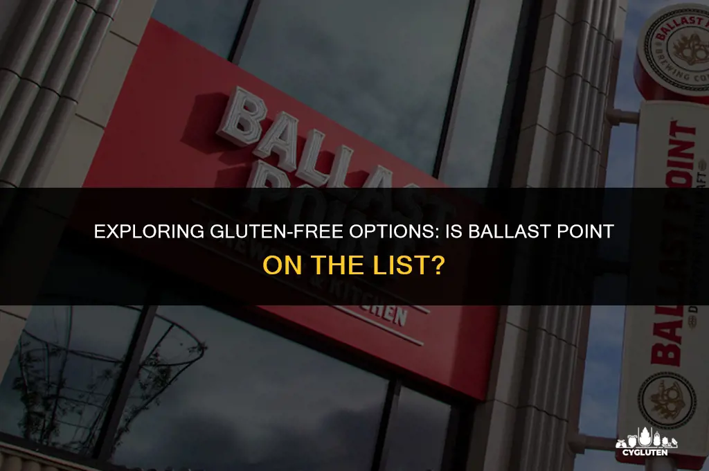 is ballast point gluten free