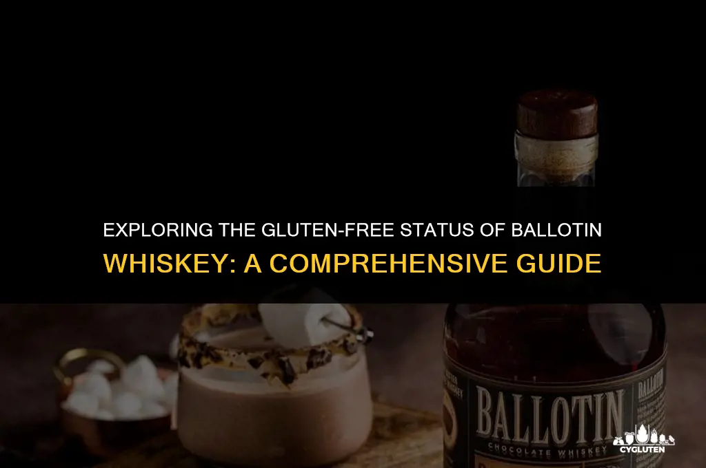 is ballotin whiskey gluten free