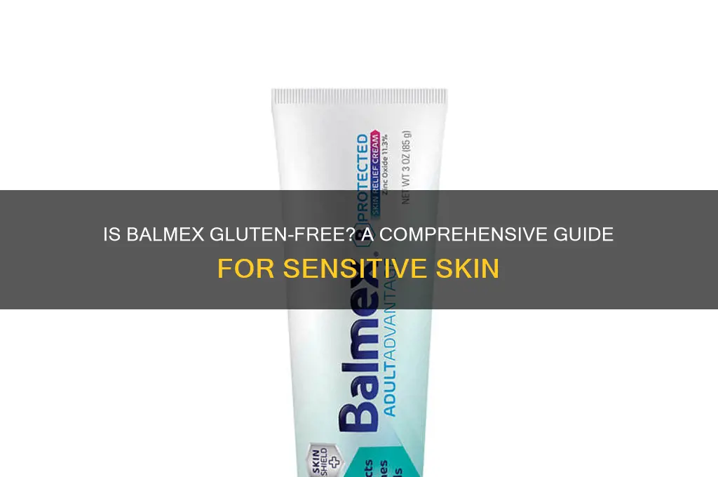 is balmex gluten free