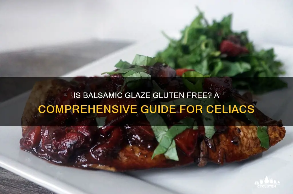 is balsamic glaze gluten free