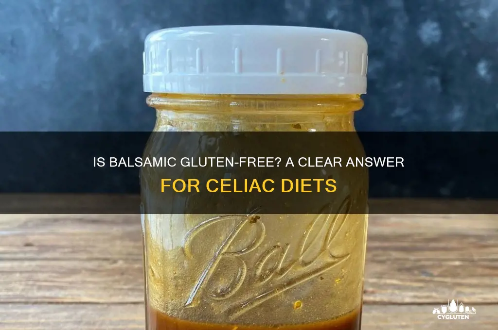 is balsamic gluten free