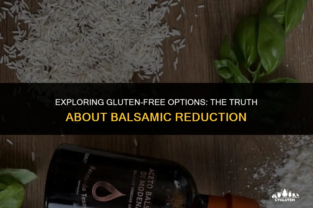 is balsamic reduction gluten free