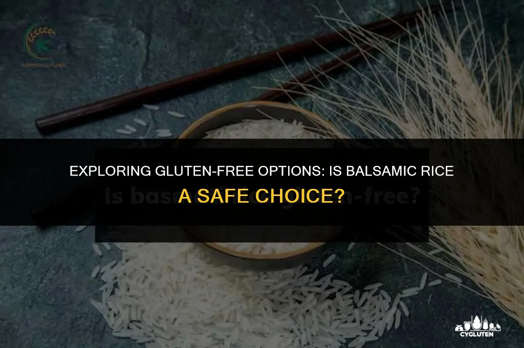 is balsamic rice gluten free