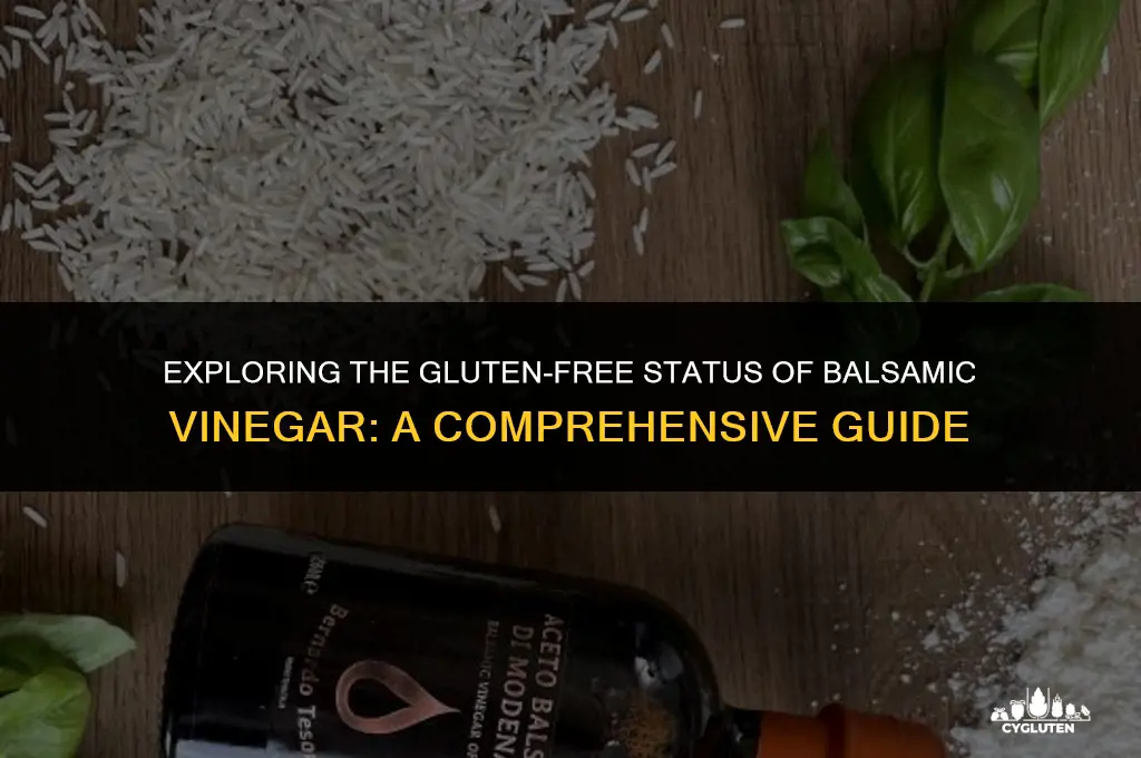 is balsamic vinegar gluten-fre