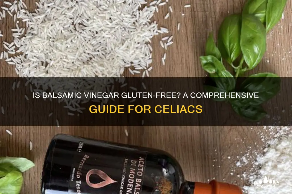 is balsamic vinegar gluten free