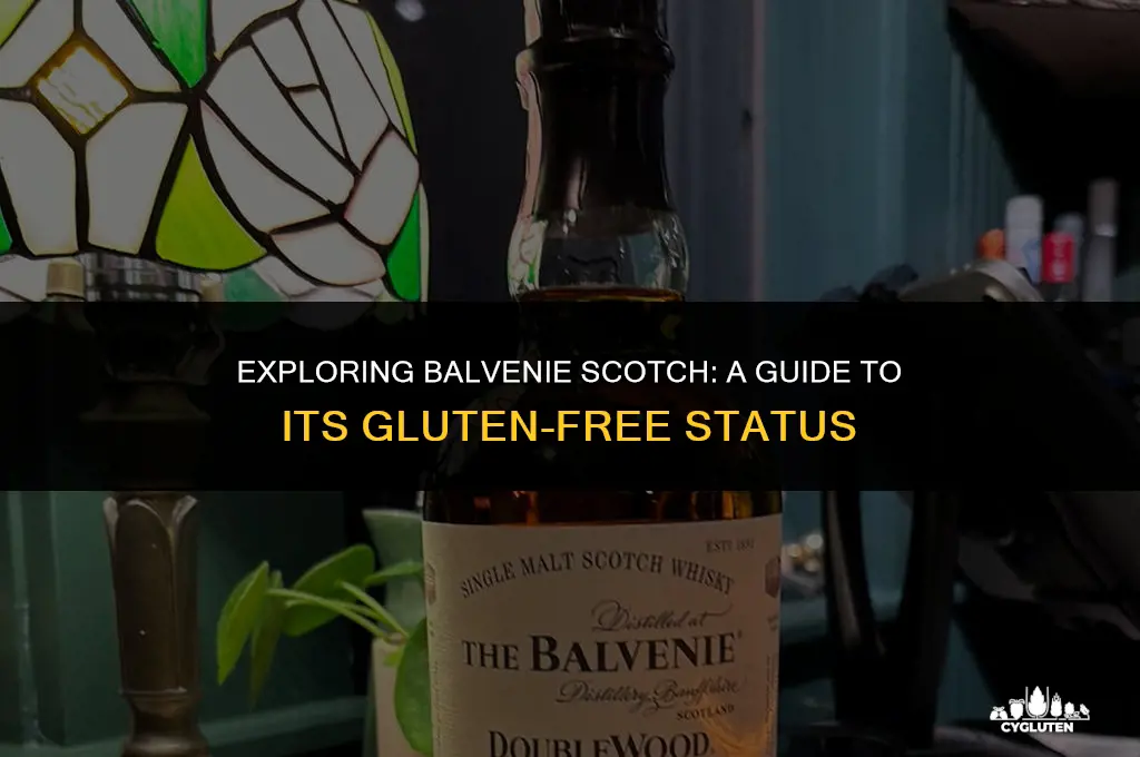 is balvenie scotch gluten free