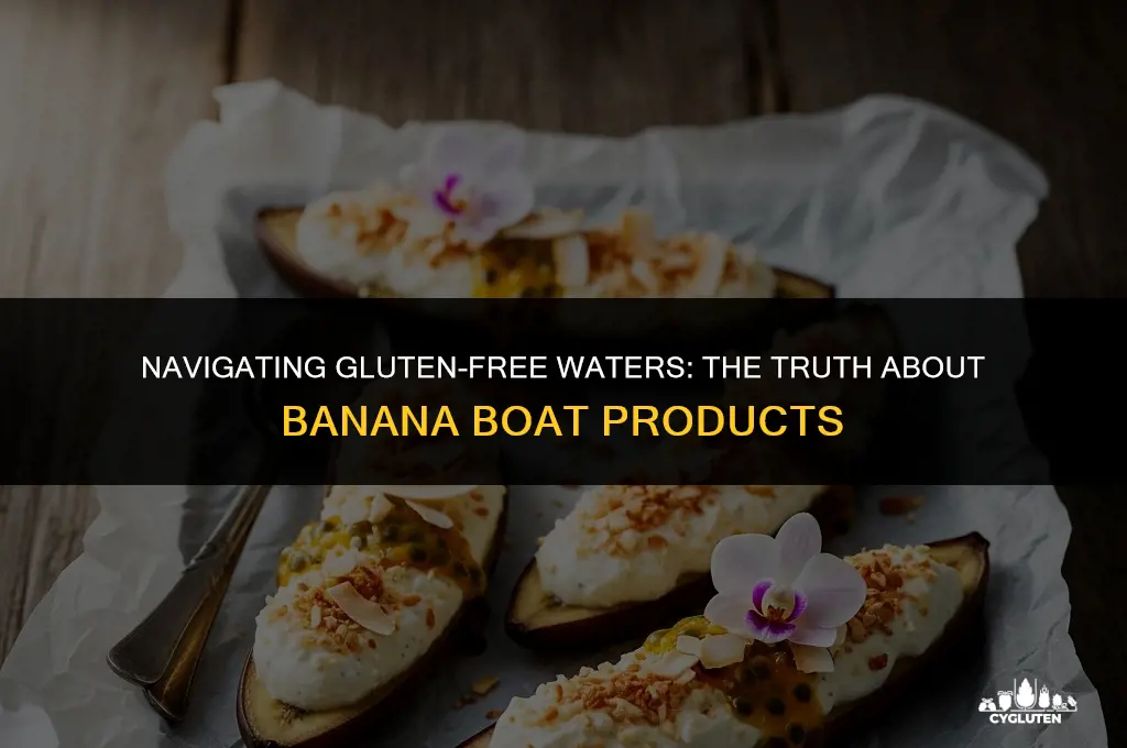 is banana boat gluten free