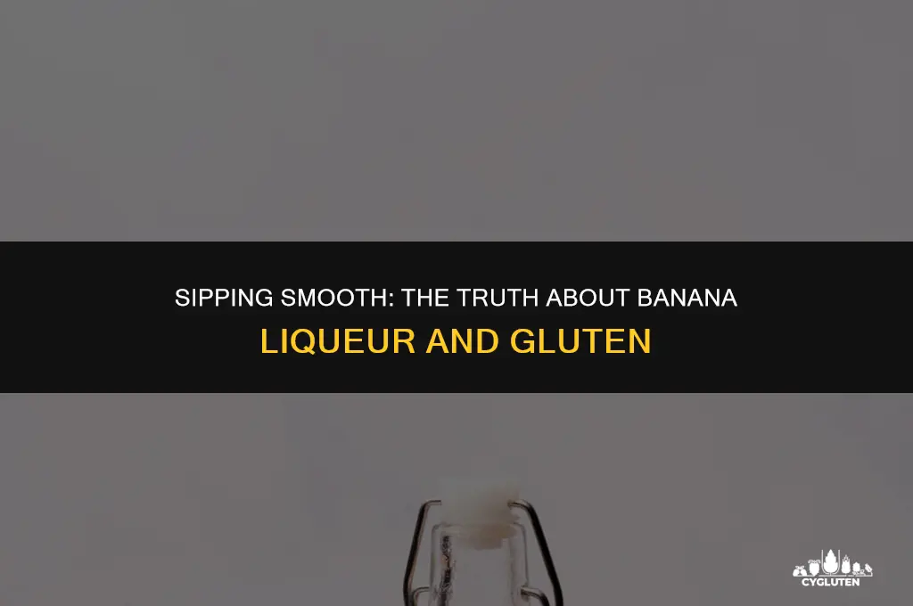 is banana liqueur gluten free