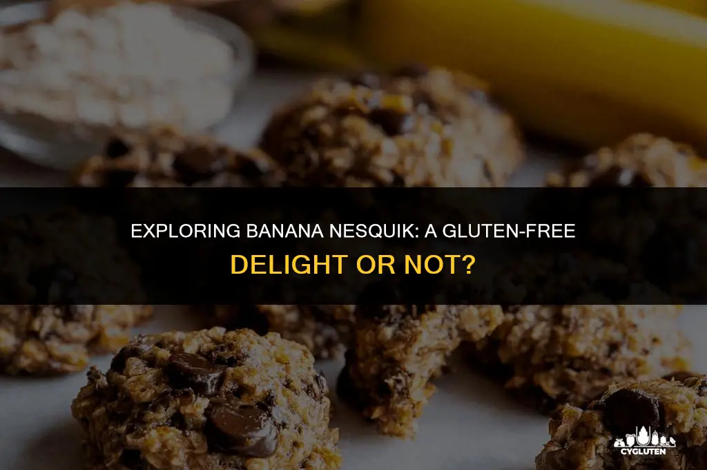 is banana nesquik gluten free