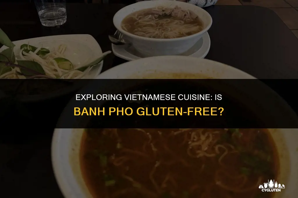 is banh pho gluten free