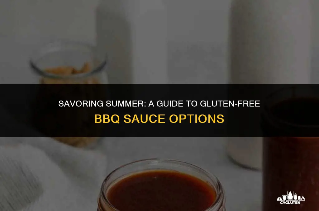 is barbeque saice gluten free