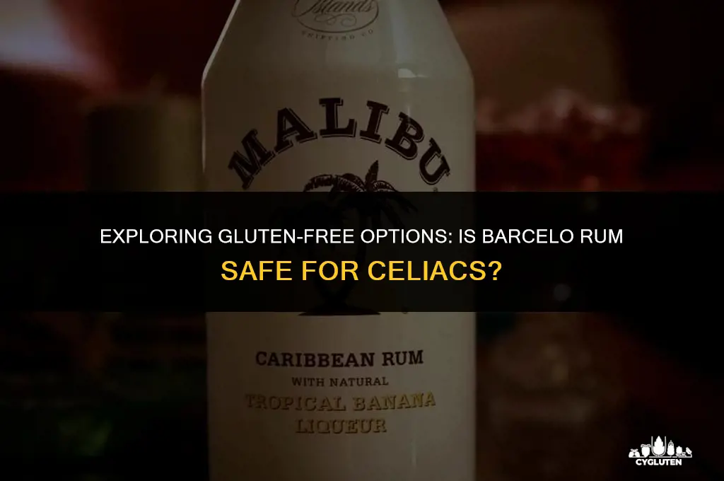 is barcelo rum gluten free
