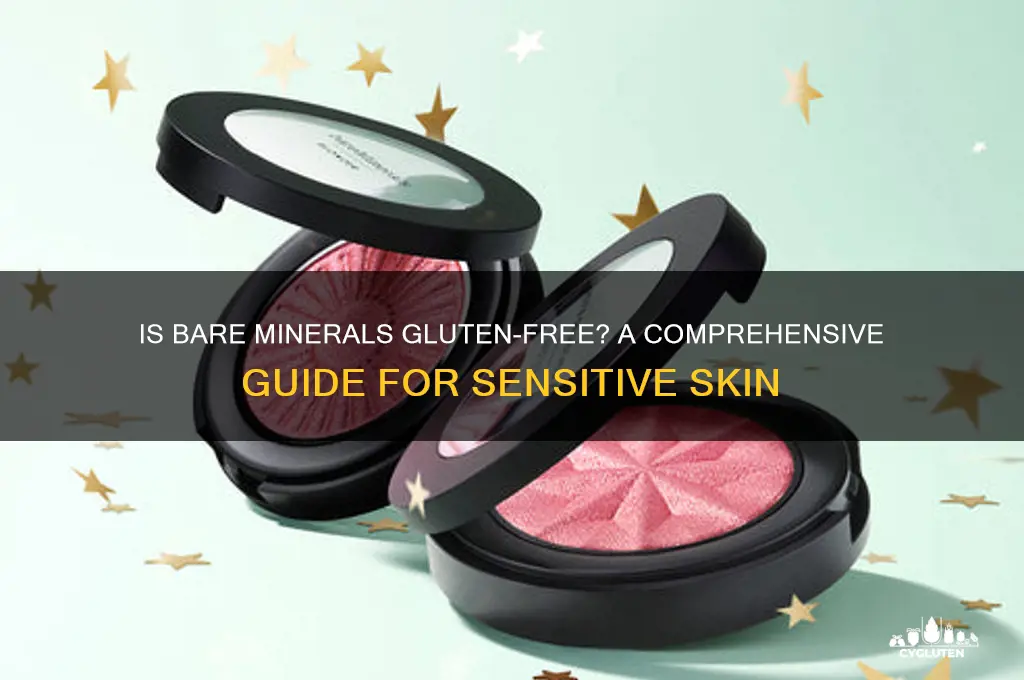 is bare minerals gluten free